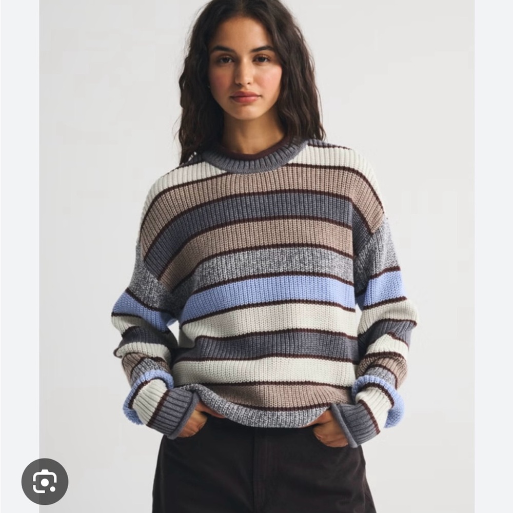 Abercrombie cotton roll neck sweater